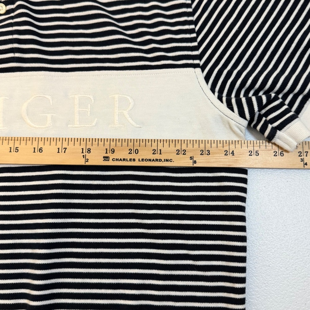 Tommy Hilfiger Mens Striped Polo Shirt Short Sleeve Logo Casual Size XXL - Picture 3 of 7